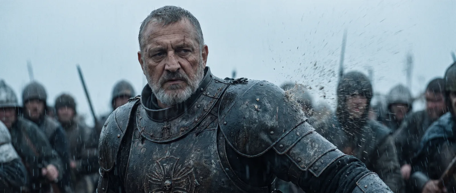 The General at the moment of impact